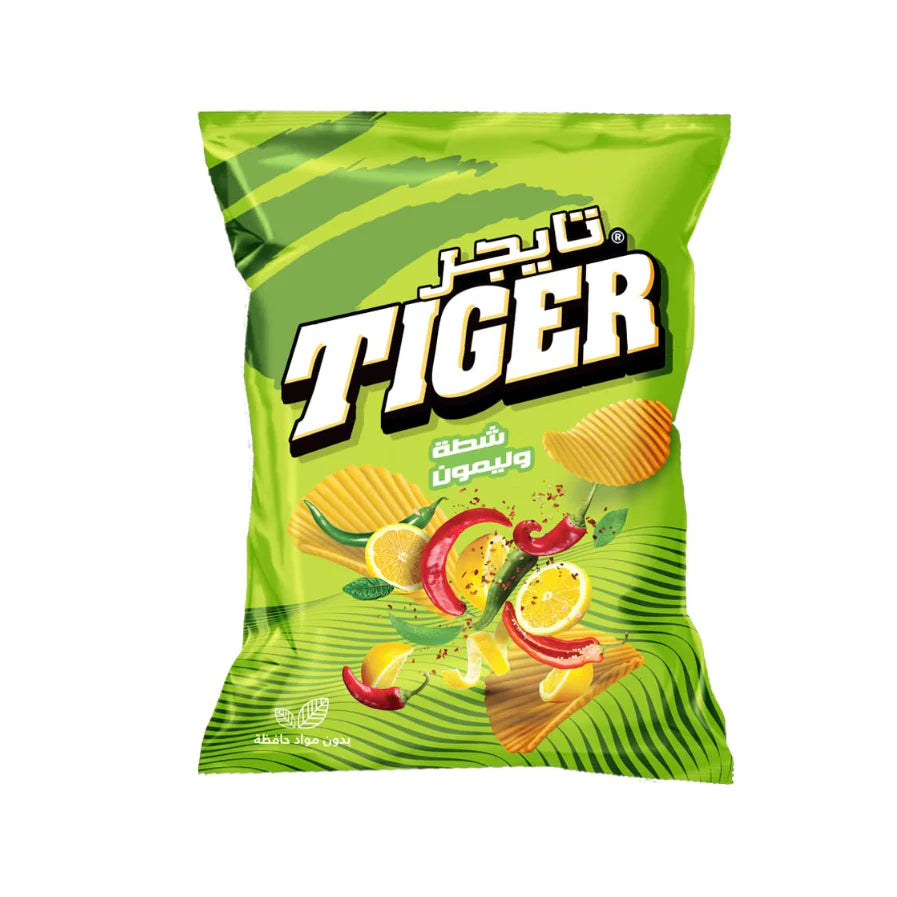 Tiger Chips Chili and Lemon - 90g