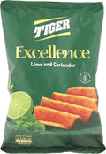 Tiger Excellence Chips Lime and Coriander  - 120g