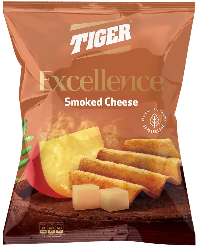 Tiger Chips Kettle Cooked Smoked Cheese - 120g