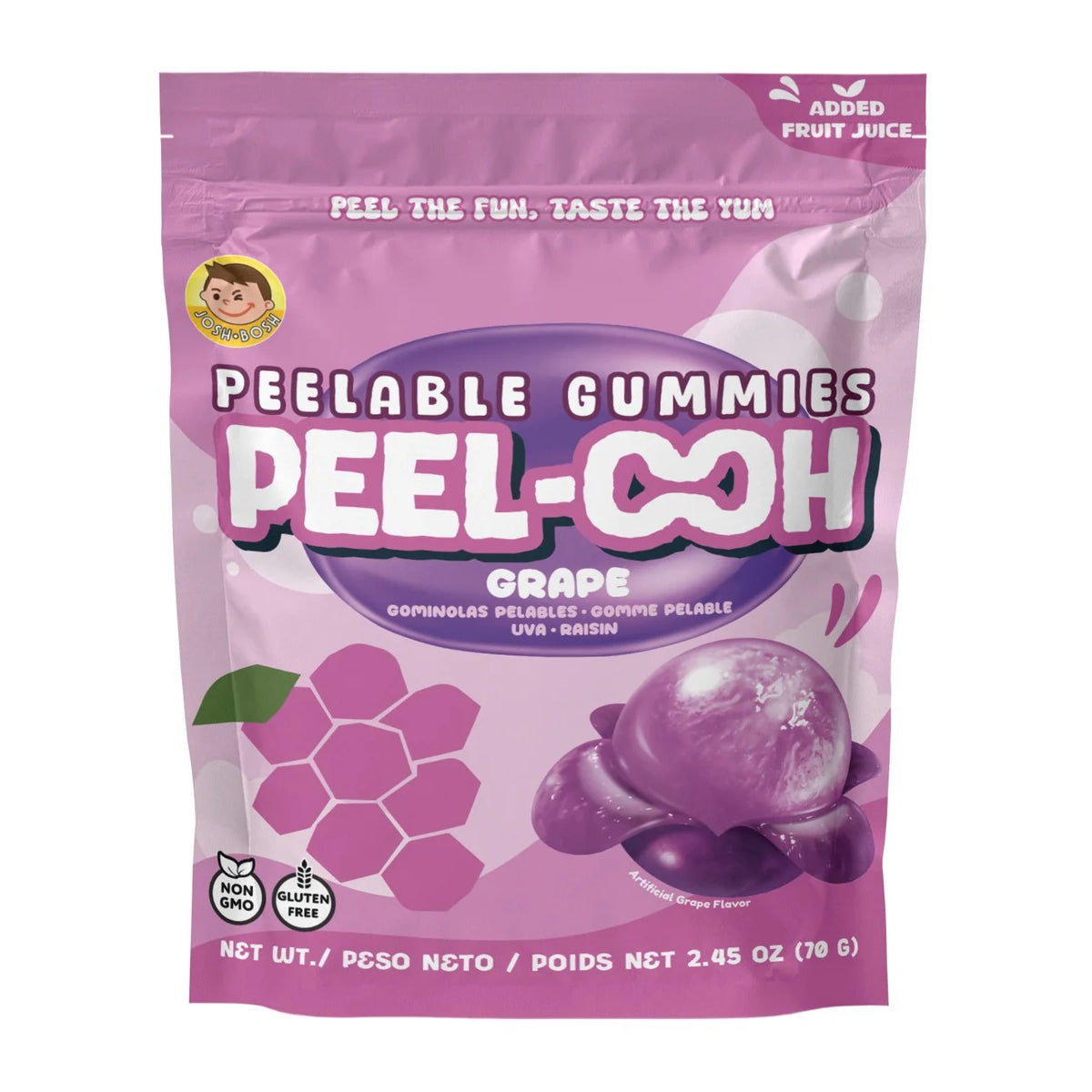 Josh Bosh Peel-ooh Peel-able Halal Gummies - Two Pack