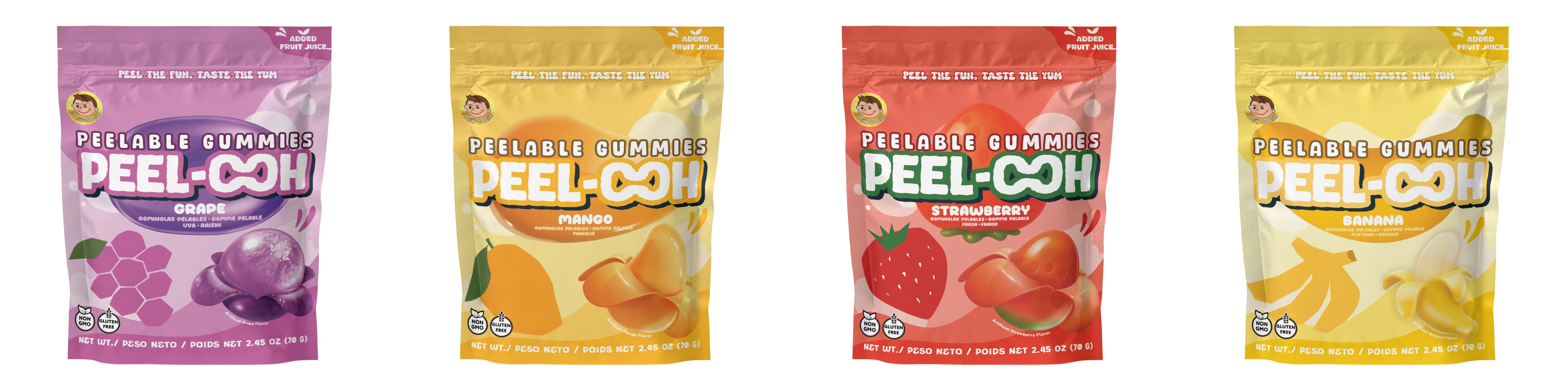 Josh Bosh Peel-ooh Peel-able Halal Gummies - Two Pack